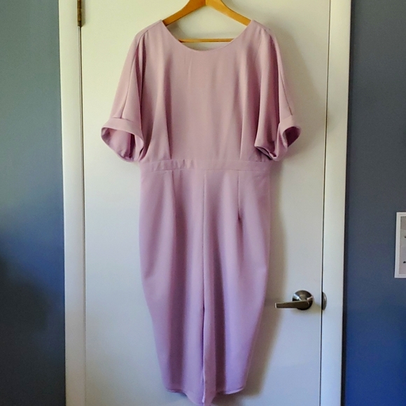 ASOS lavender wiggle dress, size 14 - Picture 1 of 4
